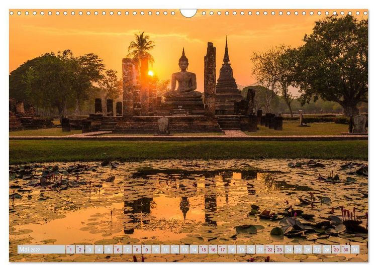 Produktbild: THAILAND - Land des L&auml;chelns (Wandkalender 2027 DIN A3 quer), CALVENDO Monatskalender