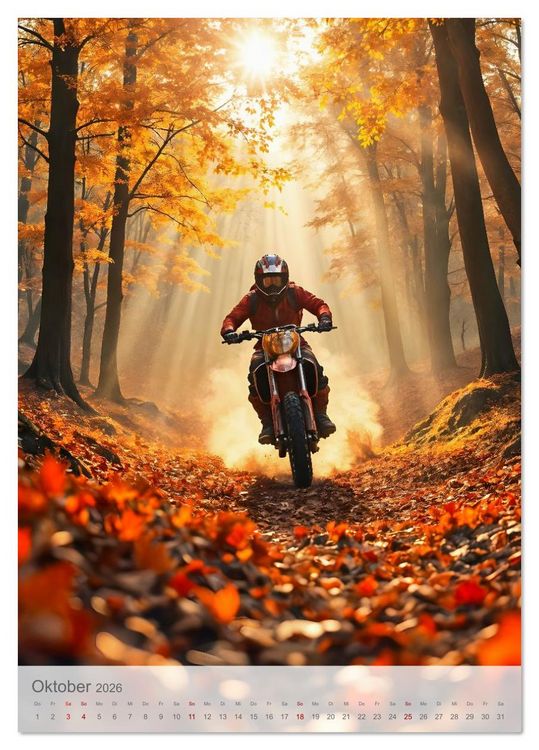 Produktbild: Gravity Rebels - Extrem-Motocross in Action (Tischkalender 2026 DIN A5 hoch), CALVENDO Monatskalender