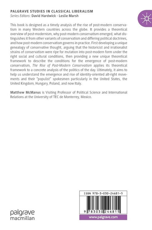 Produktbild: The Rise of Post-Modern Conservatism