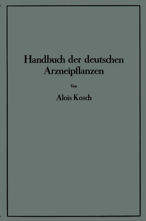 Produktbild: Handbuch der Deutschen Arzneipflanzen