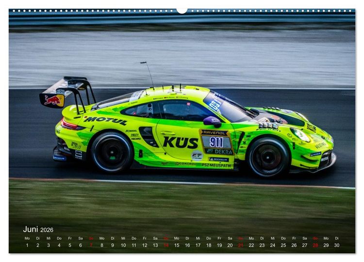 Produktbild: Motorsportkunst aus Weissach (hochwertiger Premium Wandkalender 2026 DIN A2 quer), Kunstdruck in Hochglanz