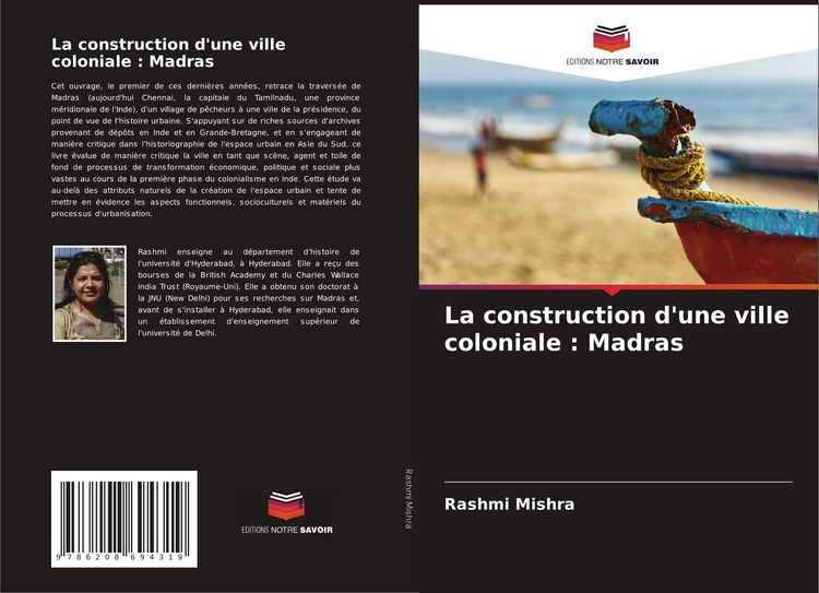 Produktbild: La construction d'une ville coloniale : Madras