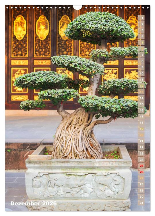 Produktbild: Bonsai: Gartenkunst im Kleinen (Wandkalender 2026 DIN A3 hoch), CALVENDO Monatskalender