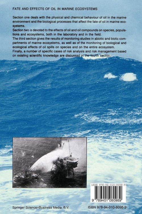 Produktbild: Fate and Effects of Oil in Marine Ecosystems
