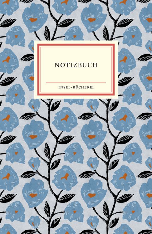 Produktbild: Notizbuch Insel-B&uuml;cherei &raquo;Blaue Mohnblumen&laquo;