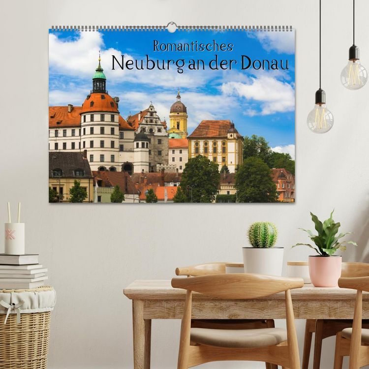 Produktbild: Romantisches Neuburg an der Donau (Wandkalender 2026 DIN A2 quer), CALVENDO Monatskalender