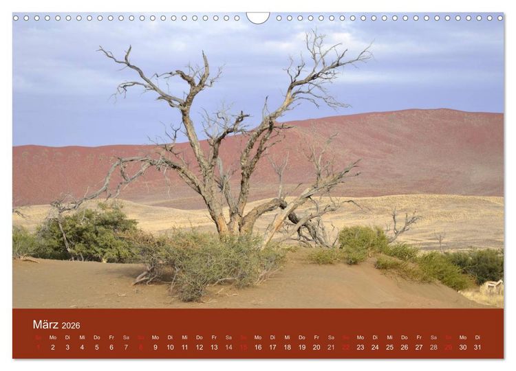 Produktbild: Namibia (Wandkalender 2026 DIN A3 quer), CALVENDO Monatskalender