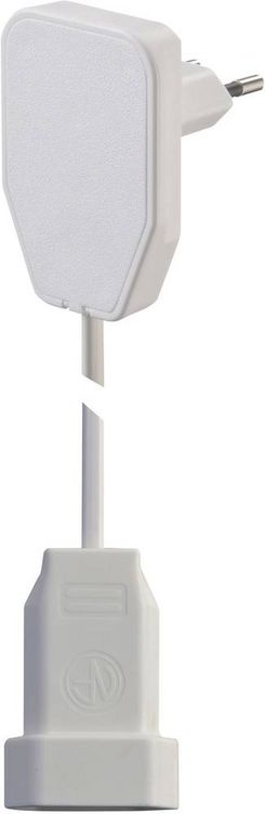 Produktbild: NVB 104574 Strom Verl&auml;ngerungskabel Wei&szlig; 3.00m H03VVH2-F 2X 0,75mm&sup2;