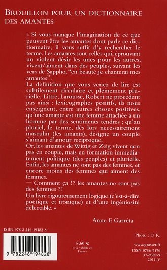 Produktbild: Brouillon pour un dictionnaire des amantes