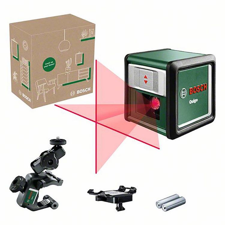 Produktbild: Bosch Home and Garden Quigo Kreuzlinienlaser Reichweite (max.): 10m