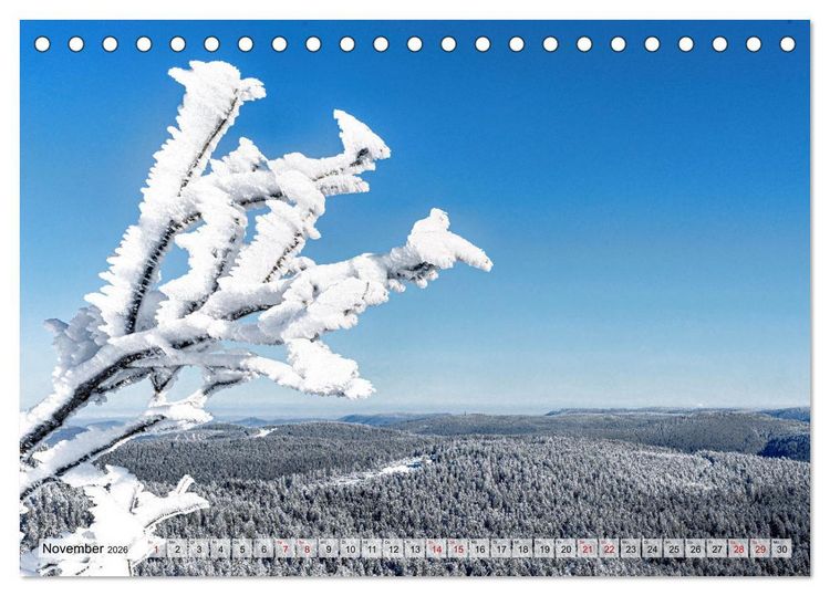 Produktbild: Entlang der Schwarzwald-Hochstra&szlig;e (Tischkalender 2026 DIN A5 quer), CALVENDO Monatskalender