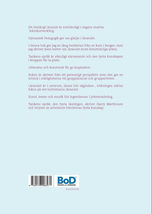 Produktbild: Tankens Spr&aring;k - Konst och L&auml;rande