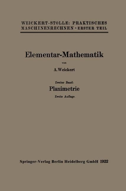 Produktbild: Elementar-Mathematik