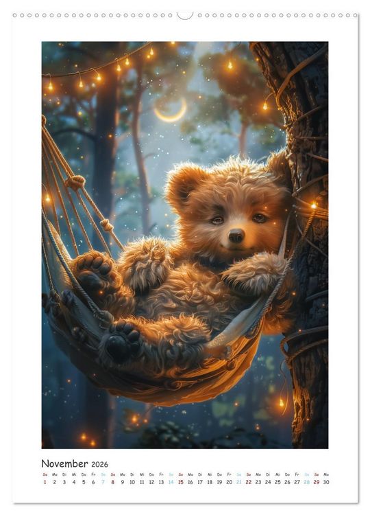 Produktbild: Taddy&acute;s Abenteuer (Wandkalender 2026 DIN A2 hoch), CALVENDO Monatskalender