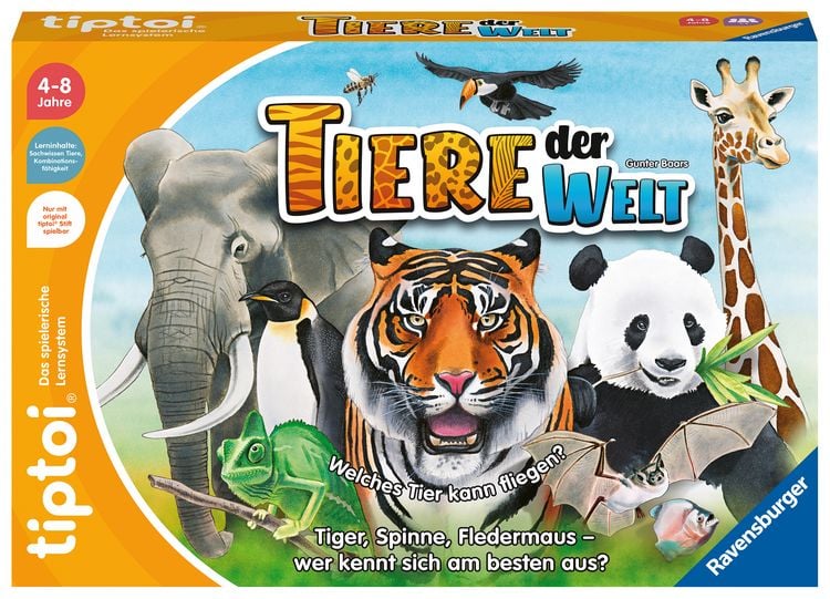 Produktbild: Tiptoi® Tiere der Welt - ab 4 Jahre