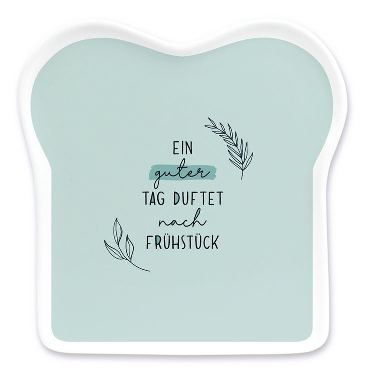 Produktbild: Toastteller Schreibkram Manufaktur Ein guter Tag