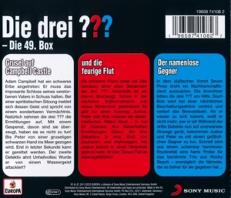 Produktbild: Die drei ??? - 49. Box (Folgen 147 - 149)