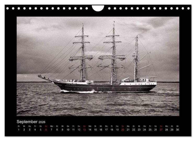 Produktbild: Segelschiffe auf der Ostsee (Wandkalender 2026 DIN A4 quer), CALVENDO Monatskalender