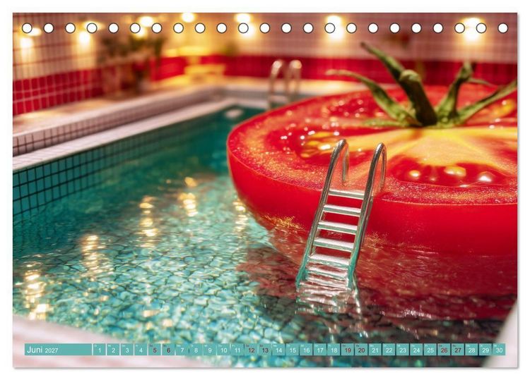 Produktbild: Vegitecture. Fotorealistische Visionen architektonischer Details (Tischkalender 2027 DIN A5 quer), CALVENDO Monatskalender