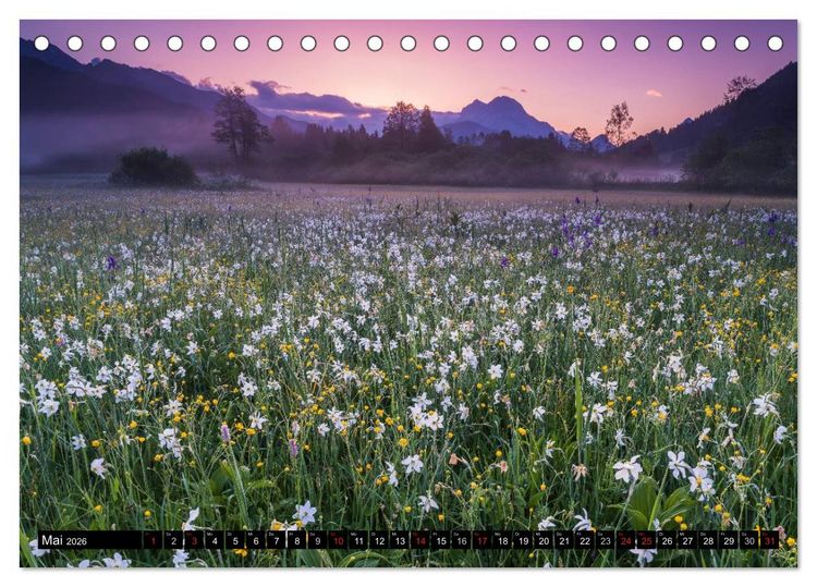 Produktbild: Nationalpark Ges&auml;use (Tischkalender 2026 DIN A5 quer), CALVENDO Monatskalender