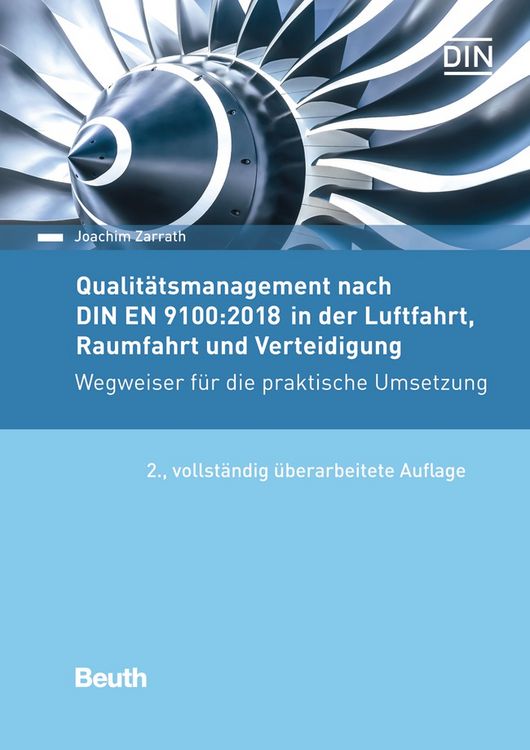 Produktbild: Qualit&auml;tsmanagement nach DIN EN 9100:2018 in der Luftfahrt, Raumfahrt und Verteidigung
