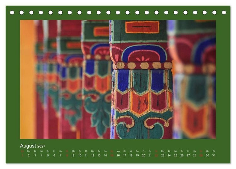 Produktbild: Tibet - Auf dem Dach der Welt (Tischkalender 2027 DIN A5 quer), CALVENDO Monatskalender