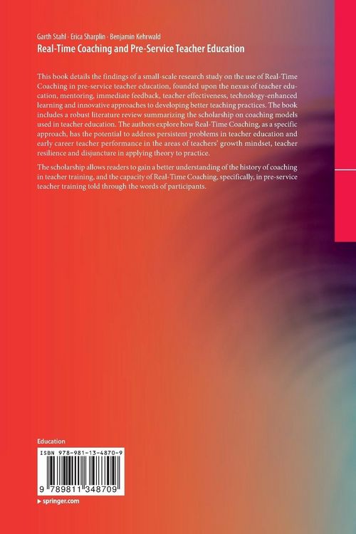 Produktbild: Real-Time Coaching and Pre-Service Teacher Education