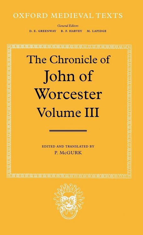 Produktbild: The Chronicle of John of Worcester