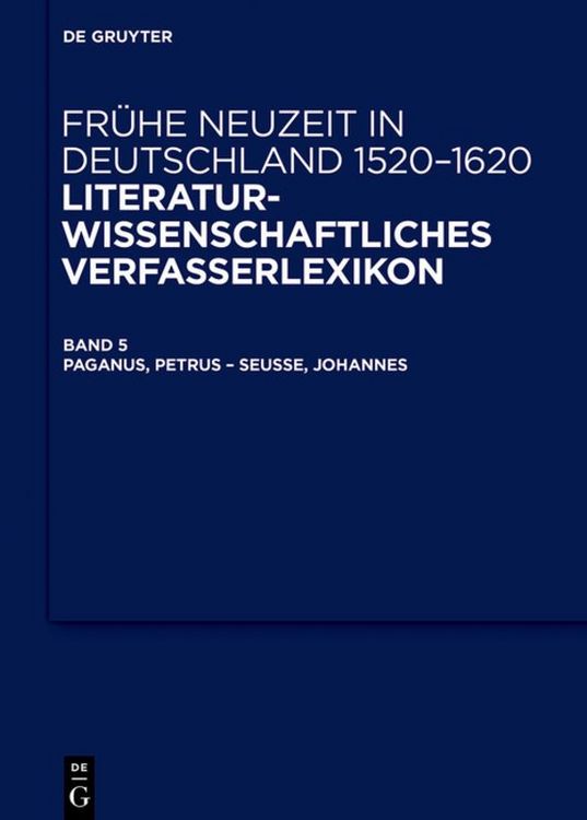 Produktbild: Paganus, Petrus &ndash; Seusse, Johannes