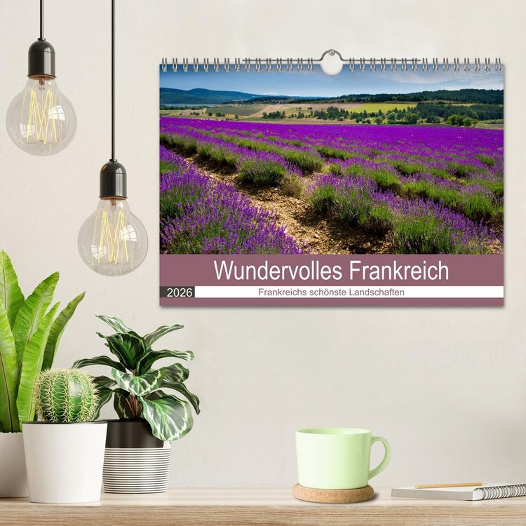 Produktbild: Wundervolles Frankreich (Wandkalender 2026 DIN A4 quer), CALVENDO Monatskalender
