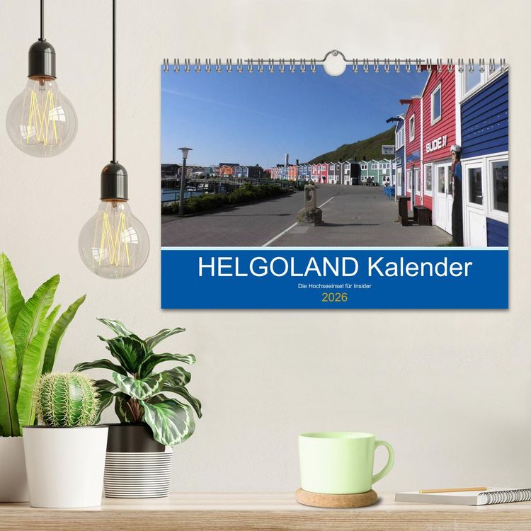Produktbild: Helgoland Kalender (Wandkalender 2026 DIN A4 quer), CALVENDO Monatskalender