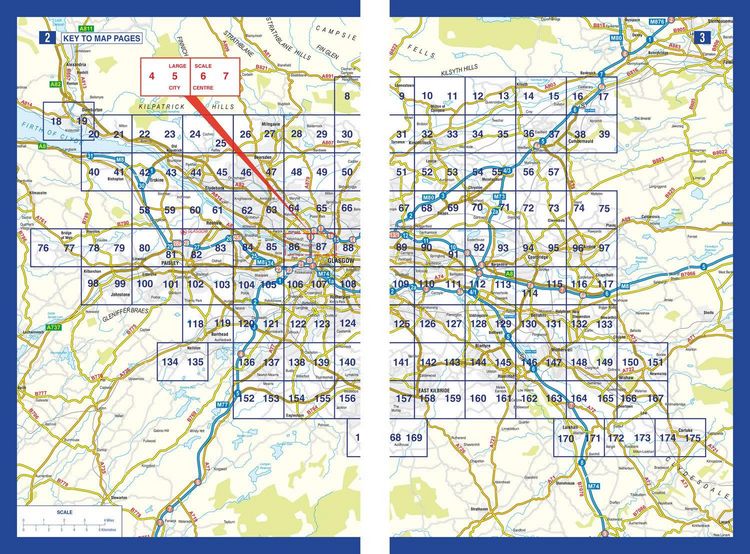 Produktbild: Greater Glasgow A-Z Street Atlas