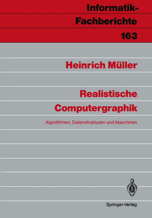 Produktbild: Realistische Computergraphik