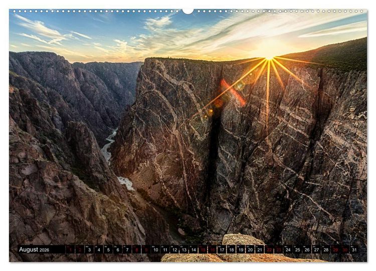 Produktbild: Landschafts Juwelen - Erlesene Landschaften der USA (Wandkalender 2026 DIN A2 quer), CALVENDO Monatskalender