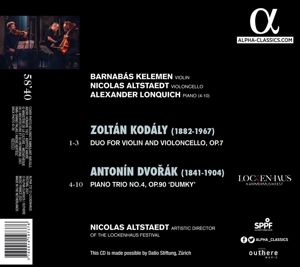 Produktbild: Duo f&uuml;r Violine & Violoncello,op.7/Piano Trio 4