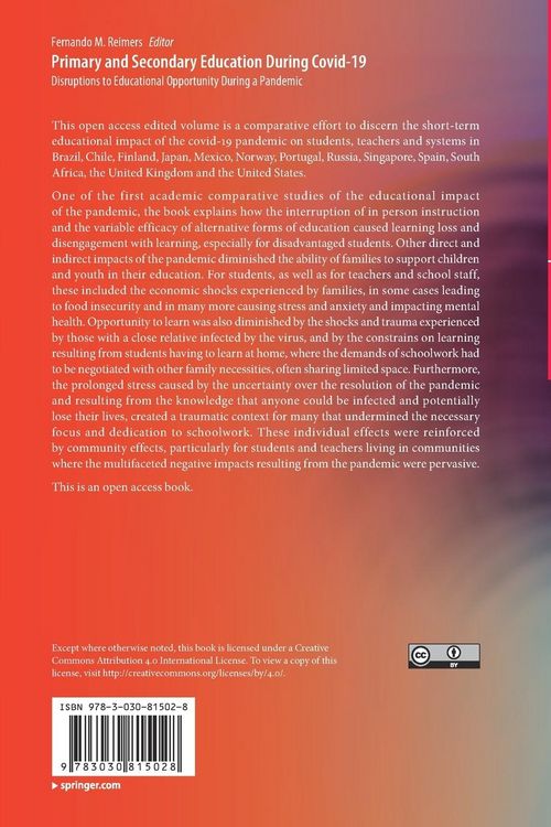 Produktbild: Primary and Secondary Education During Covid-19