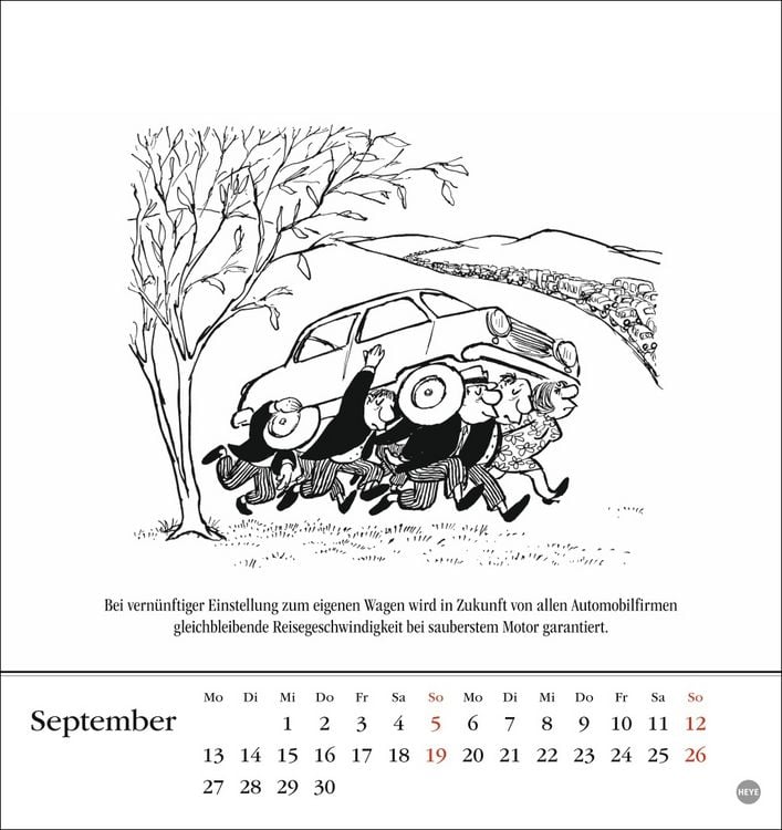Produktbild: Loriot Postkartenkalender 2027