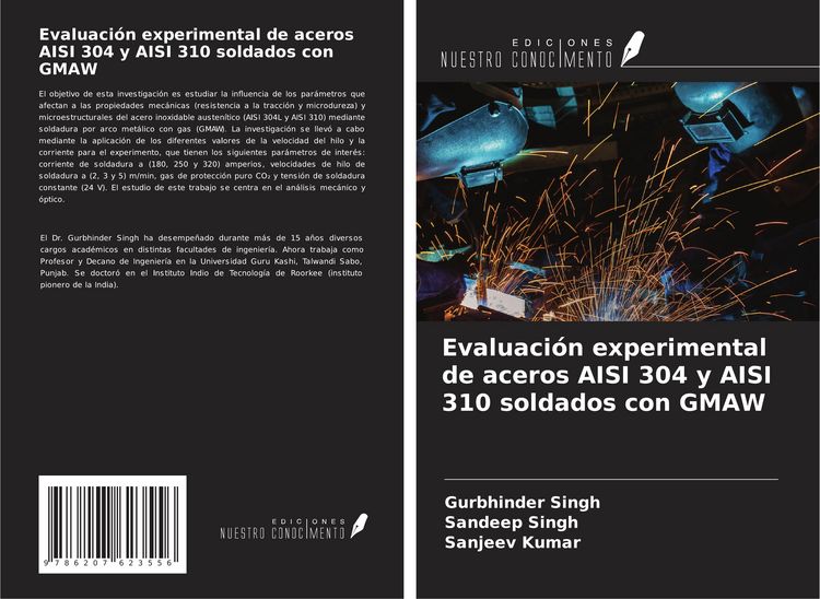 Produktbild: Evaluaci&oacute;n experimental de aceros AISI 304 y AISI 310 soldados con GMAW