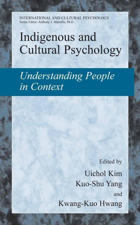Produktbild: Indigenous and Cultural Psychology