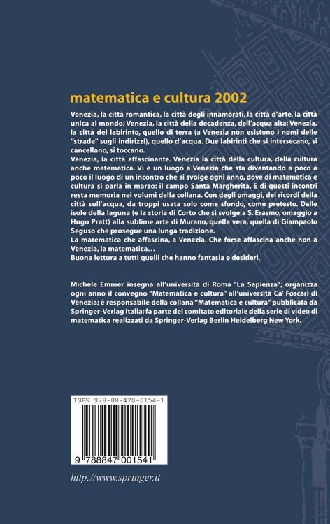 Produktbild: Matematica e cultura 2002
