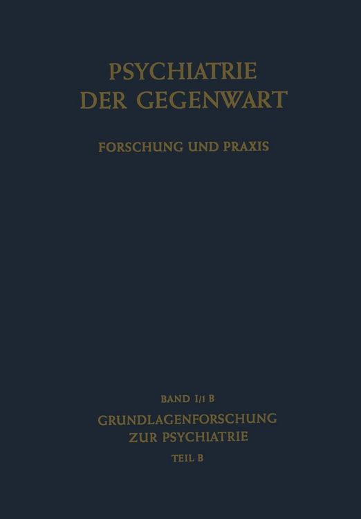 Produktbild: Grundlagenforschung zur Psychiatrie