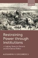 Produktbild: Restraining Power through Institutions