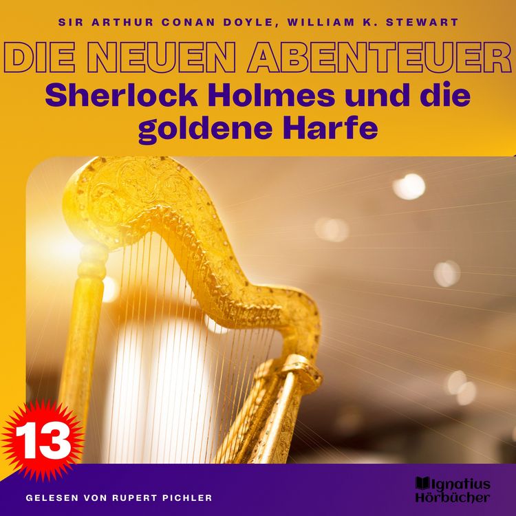 Produktbild: Sherlock Holmes und die goldene Harfe (Die neuen Abenteuer, Folge 13)