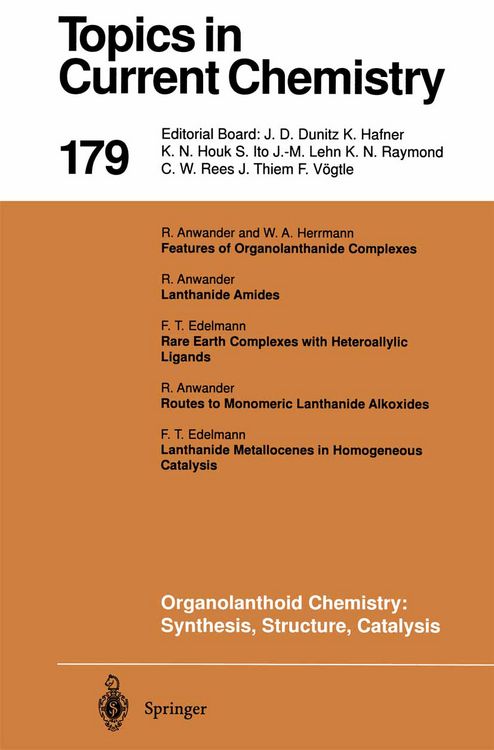 Produktbild: Organolanthoid Chemistry: Synthesis, Structure, Catalysis