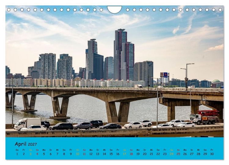 Produktbild: Seoul - Die Seele Koreas (Wandkalender 2027 DIN A4 quer), CALVENDO Monatskalender