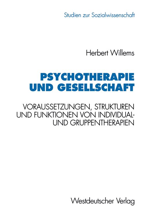 Produktbild: Psychotherapie und Gesellschaft