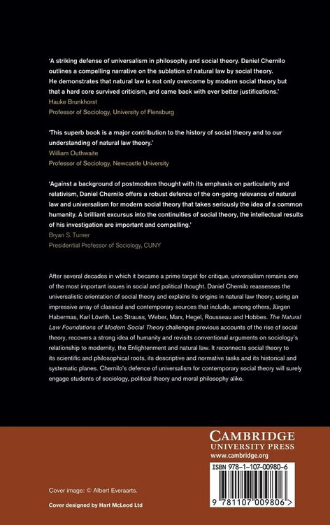 Produktbild: The Natural Law Foundations of Modern Social Theory
