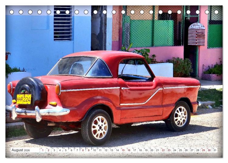 Produktbild: Amerikanische Kleinwagen - Oldtimer (Tischkalender 2026 DIN A5 quer), CALVENDO Monatskalender