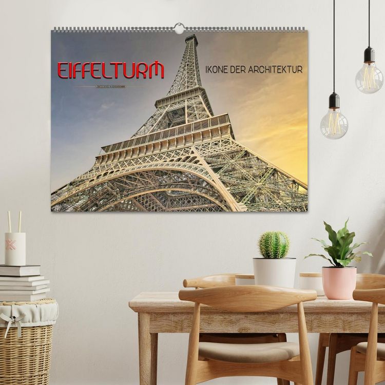 Produktbild: Eiffelturm - Ikone der Architektur (Wandkalender 2026 DIN A2 quer), CALVENDO Monatskalender