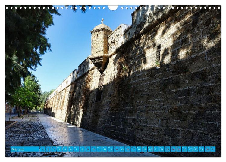 Produktbild: C&aacute;diz Sp&uuml;re die frische Meeresbrise (Wandkalender 2026 DIN A3 quer), CALVENDO Monatskalender